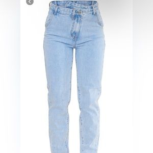 Straight leg jeans